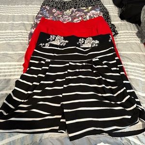 Lot of 5 pairs cotton/poly shorts